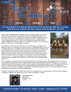 Living Streams Ranch Newsletter Spring 2024